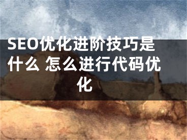 SEO優(yōu)化進(jìn)階技巧是什么 怎么進(jìn)行代碼優(yōu)化 