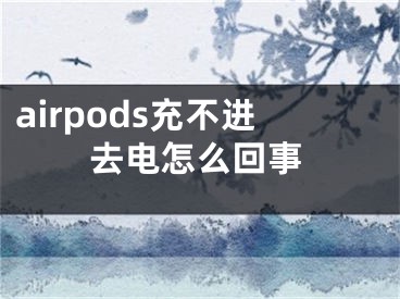 airpods充不進(jìn)去電怎么回事