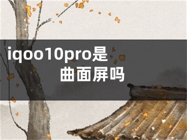 iqoo10pro是曲面屏嗎