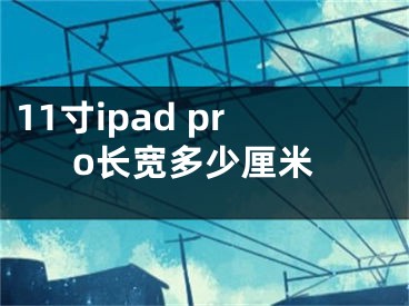 11寸ipad pro長寬多少厘米