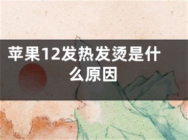 蘋果12發(fā)熱發(fā)燙是什么原因