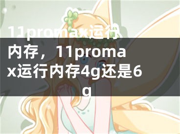 11promax運(yùn)行內(nèi)存，11promax運(yùn)行內(nèi)存4g還是6g