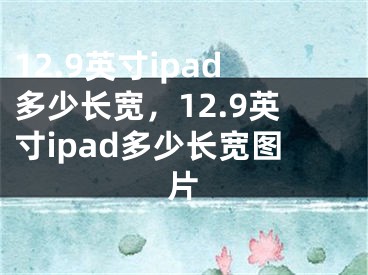 12.9英寸ipad多少長寬，12.9英寸ipad多少長寬圖片