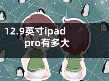 12.9英寸ipadpro有多大