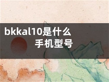 bkkal10是什么手機型號