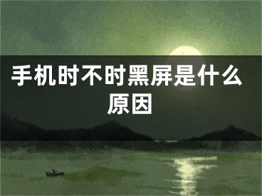 手機(jī)時(shí)不時(shí)黑屏是什么原因