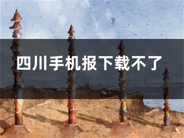 四川手機報下載不了