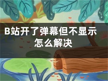 B站開了彈幕但不顯示怎么解決