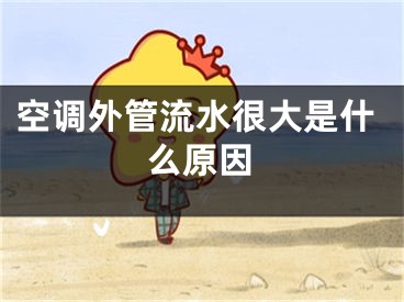 空調(diào)外管流水很大是什么原因