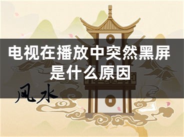 電視在播放中突然黑屏是什么原因