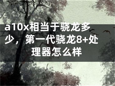 a10x相當(dāng)于驍龍多少，第一代驍龍8+處理器怎么樣