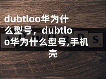 dubtloo華為什么型號，dubtloo華為什么型號,手機殼