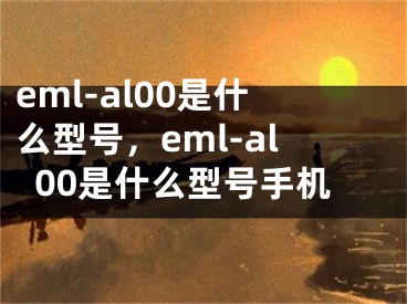 eml-al00是什么型號，eml-al00是什么型號手機(jī)