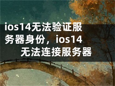 ios14無(wú)法驗(yàn)證服務(wù)器身份，ios14無(wú)法連接服務(wù)器