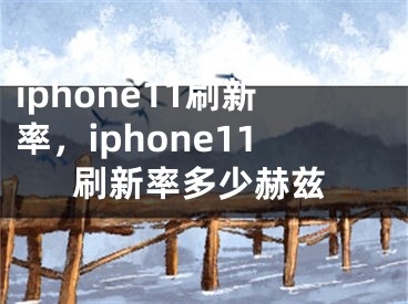 iphone11刷新率，iphone11刷新率多少赫茲