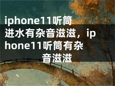 iphone11聽筒進(jìn)水有雜音滋滋，iphone11聽筒有雜音滋滋