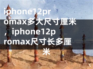 iphone12promax多大尺寸厘米，iphone12promax尺寸長(zhǎng)多厘米