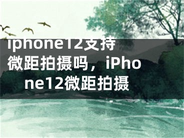 iphone12支持微距拍攝嗎，iPhone12微距拍攝