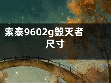 索泰9602g毀滅者尺寸