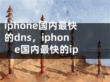 iphone國(guó)內(nèi)最快的dns，iphone國(guó)內(nèi)最快的ip