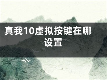 真我10虛擬按鍵在哪設置