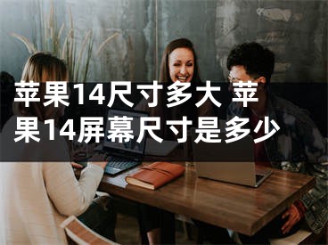 蘋果14尺寸多大 蘋果14屏幕尺寸是多少