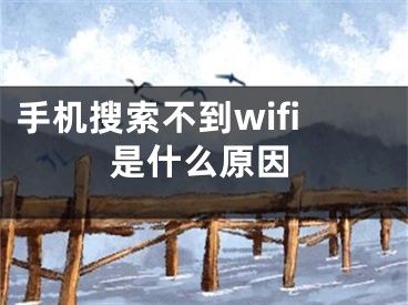 手機(jī)搜索不到wifi是什么原因