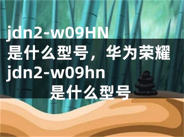 jdn2-w09HN是什么型號(hào)，華為榮耀jdn2-w09hn是什么型號(hào)