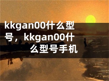 kkgan00什么型號，kkgan00什么型號手機