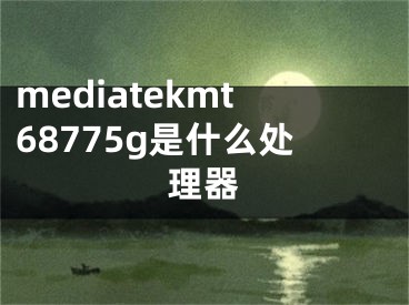 mediatekmt68775g是什么處理器