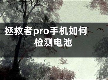 拯救者pro手機(jī)如何檢測(cè)電池