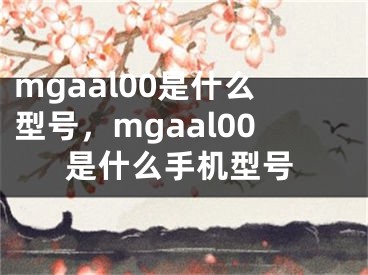 mgaal00是什么型號(hào)，mgaal00是什么手機(jī)型號(hào)