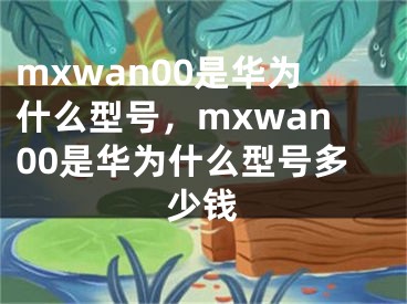 mxwan00是華為什么型號(hào)，mxwan00是華為什么型號(hào)多少錢