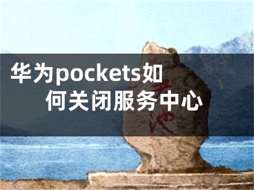 華為pockets如何關(guān)閉服務(wù)中心