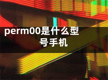 perm00是什么型號(hào)手機(jī)