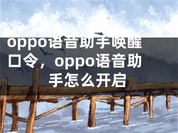 oppo語音助手喚醒口令，oppo語音助手怎么開啟