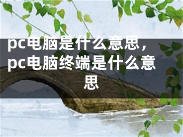 pc電腦是什么意思，pc電腦終端是什么意思