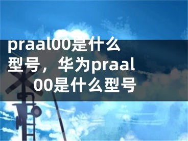 praal00是什么型號(hào)，華為praal00是什么型號(hào)