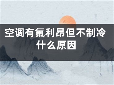 空調有氟利昂但不制冷什么原因