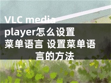 VLC media player怎么設(shè)置菜單語言 設(shè)置菜單語言的方法