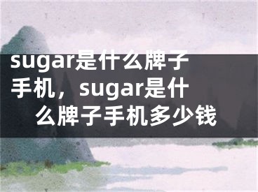 sugar是什么牌子手機，sugar是什么牌子手機多少錢