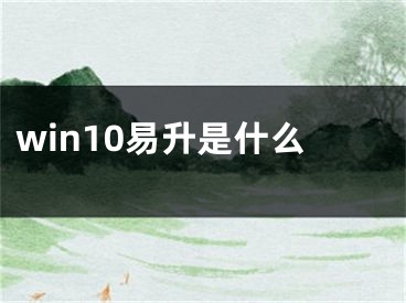 win10易升是什么