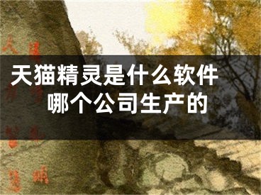 天貓精靈是什么軟件 哪個公司生產的