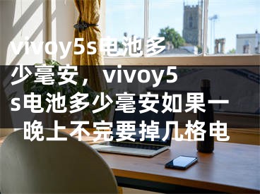 vivoy5s電池多少毫安，vivoy5s電池多少毫安如果一晚上不完要掉幾格電