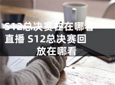 S12總決賽在在哪看直播 S12總決賽回放在哪看