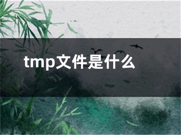 tmp文件是什么