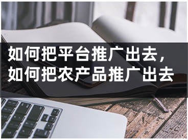 如何把平臺推廣出去，如何把農(nóng)產(chǎn)品推廣出去