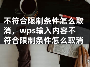 不符合限制條件怎么取消，wps輸入內(nèi)容不符合限制條件怎么取消