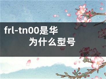 frl-tn00是華為什么型號(hào)