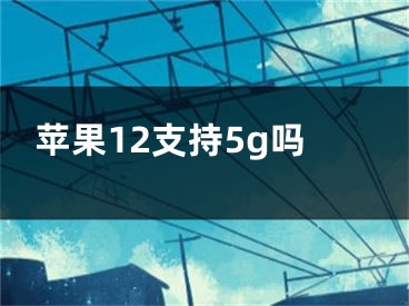 蘋(píng)果12支持5g嗎